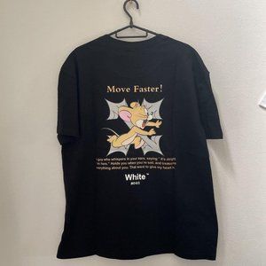 [21SS] OFF-WHITE × Tom and Jerry T-shirt Black